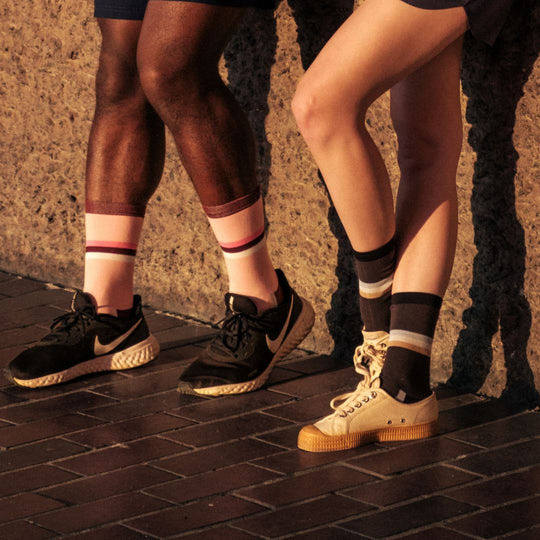 Mid-Stripe Crew Sock