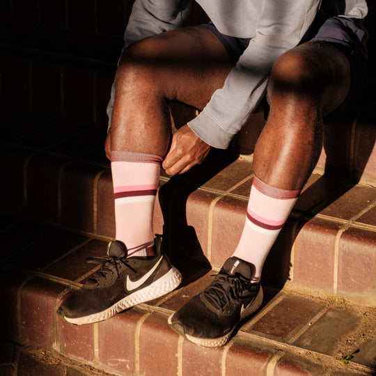 Mid-Stripe Crew Sock