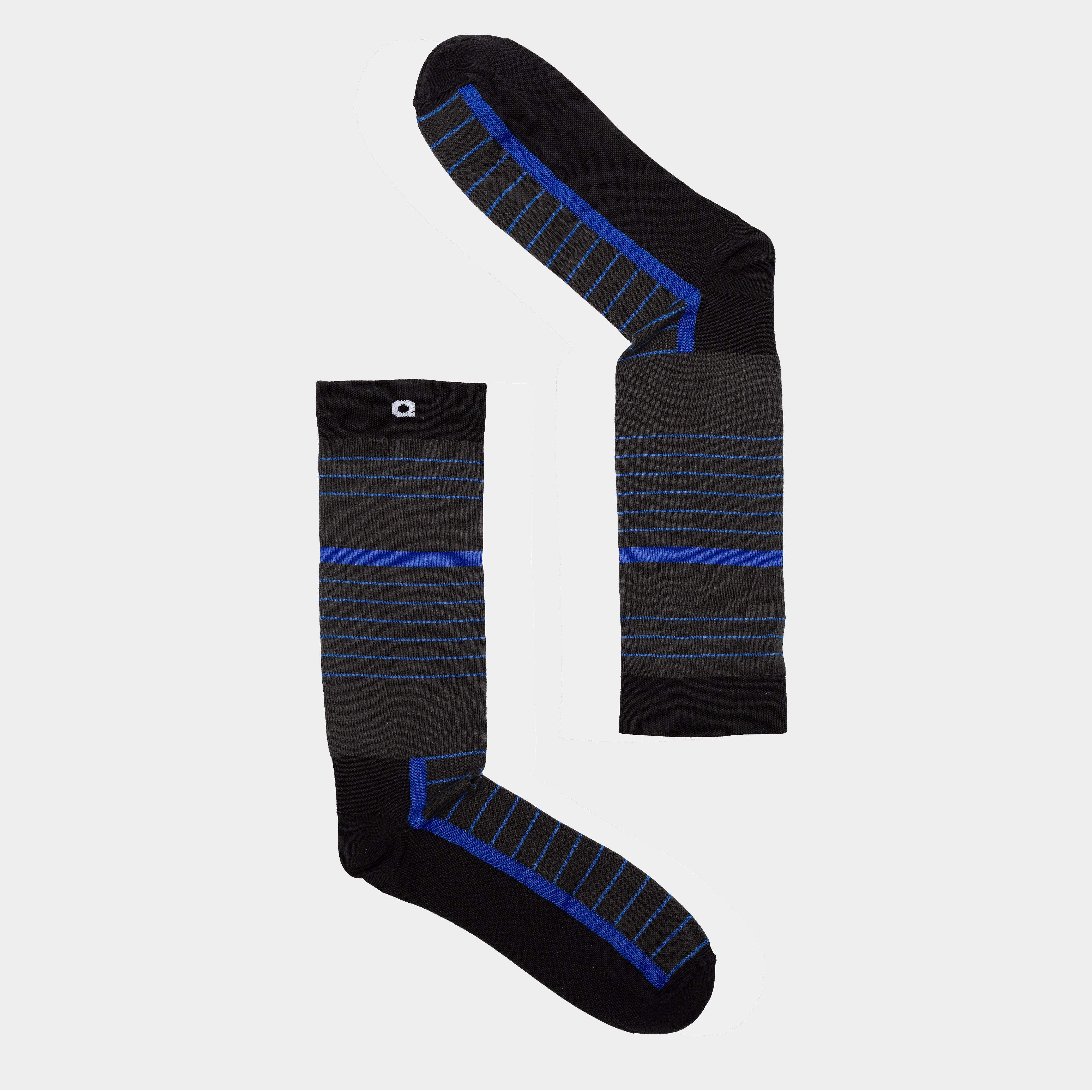 Breathable Anti-Microbial Pinstripe Crew Socks | QEJA – QEJA Socks