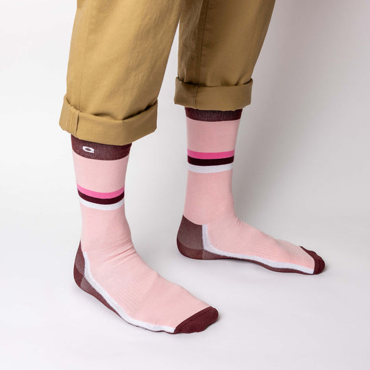 Mid-Stripe Crew Sock