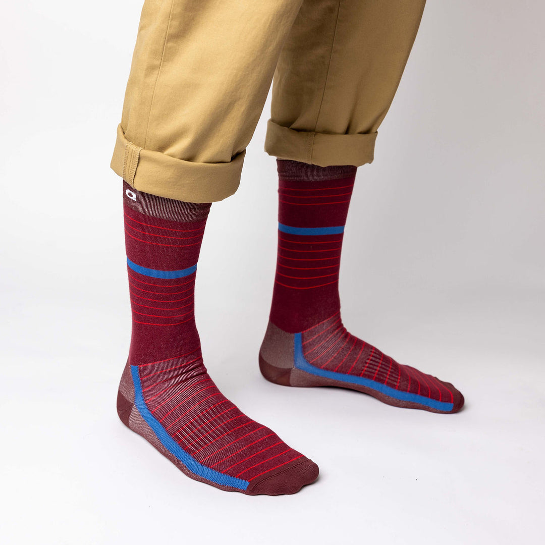 Pinstripe Crew Sock
