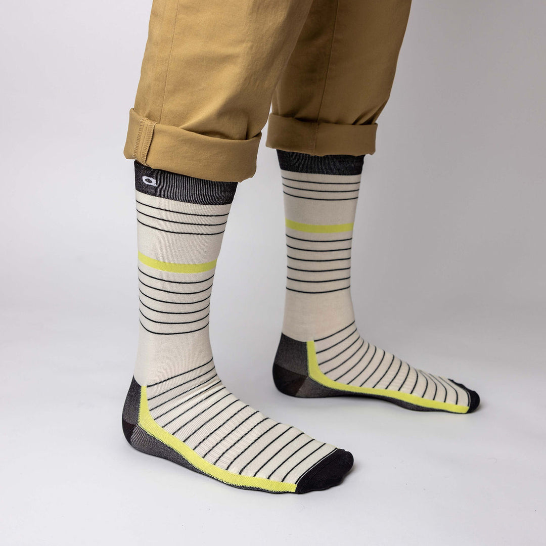 Pinstripe Crew Sock