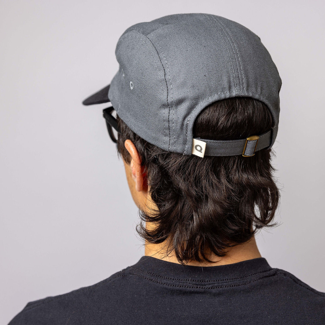 Eco Bamboo-Cork Five-Panel Hat, Cotton Canvas | QEJA – QEJA Socks