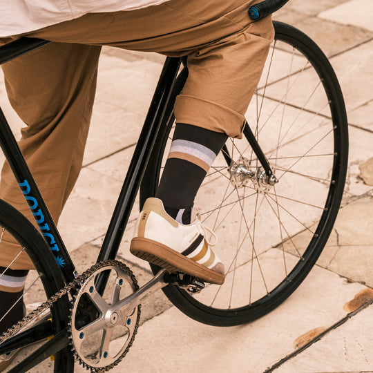 Mid-Stripe Crew Sock